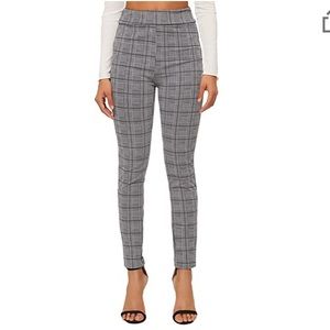 SweatyRocks Casual High Waisted Work Pants